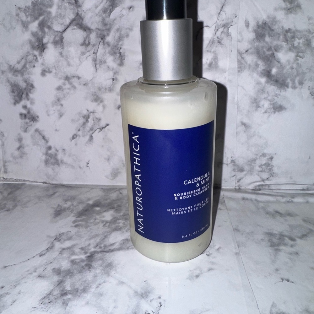 Brand New Naturopathica Calendula & Mint Nourishing Hand & Body Cleanser 8.4 Oz